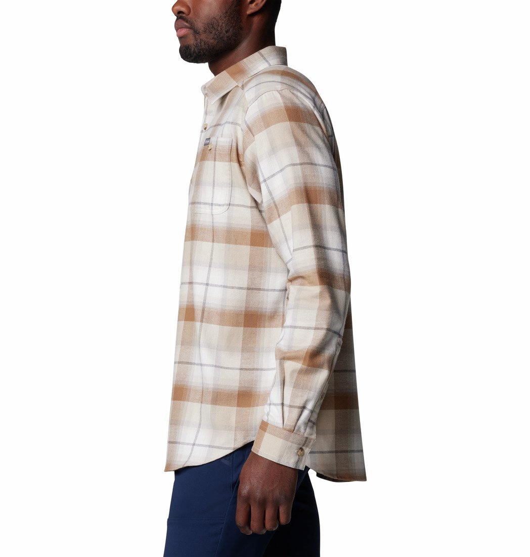 Košile Columbia Cornell Woods™ Flannel Long Sleeve Shirt M - bílá/béžová