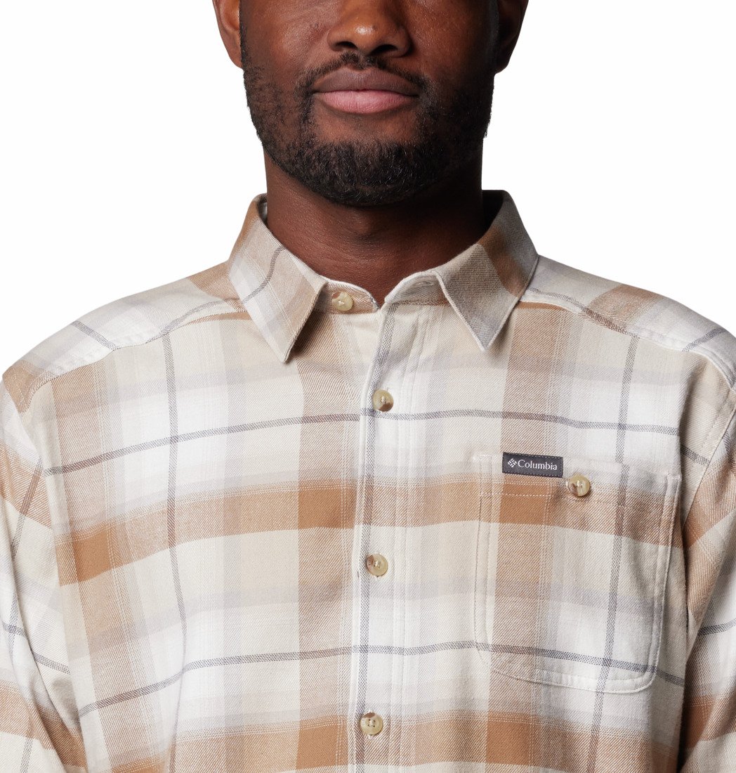 Košile Columbia Cornell Woods™ Flannel Long Sleeve Shirt M - bílá/béžová