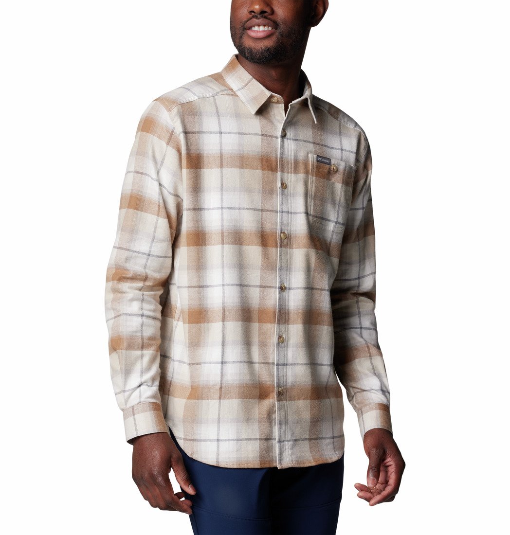 Košile Columbia Cornell Woods™ Flannel Long Sleeve Shirt M - bílá/béžová