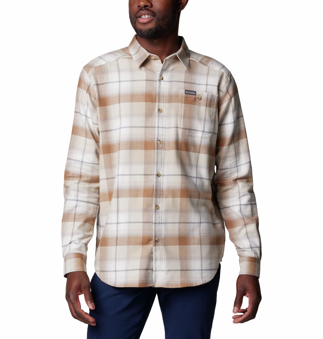 Košile Columbia Cornell Woods™ Flannel Long Sleeve Shirt M - bílá/béžová