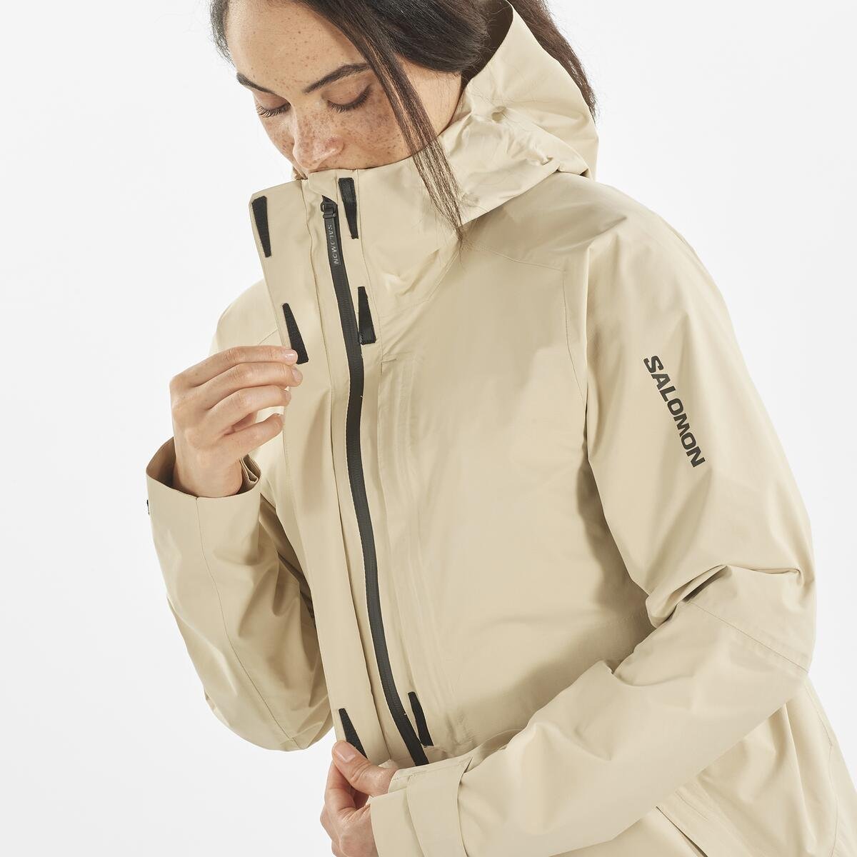 Bunda Salomon Outerpath 2.5L Pro Jkt W - bílá