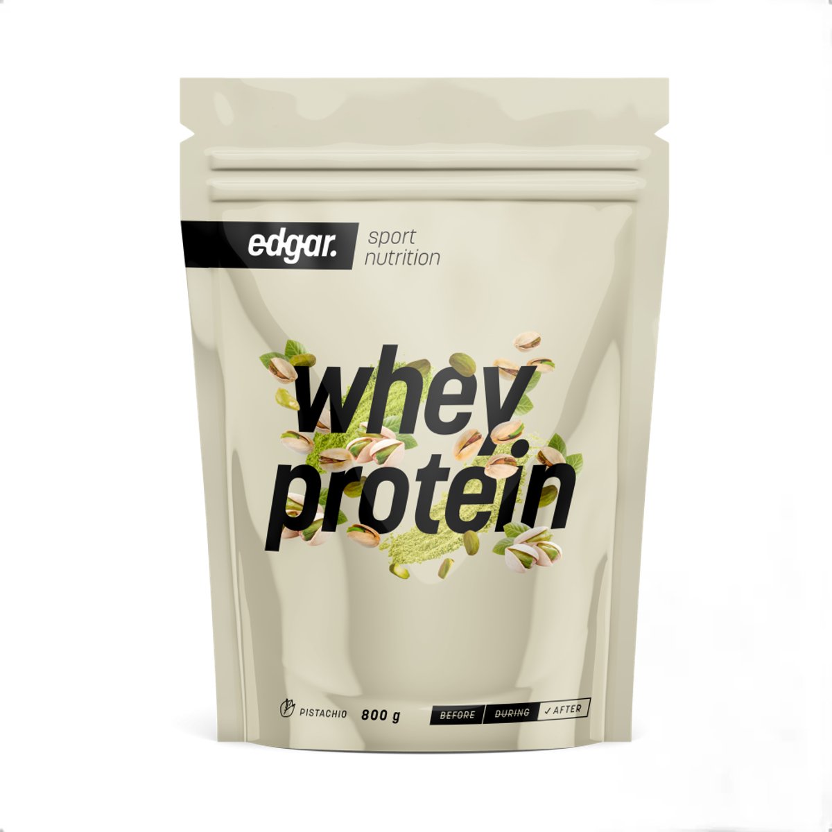 Edgar Whey Protein 800 g - pistácie.1