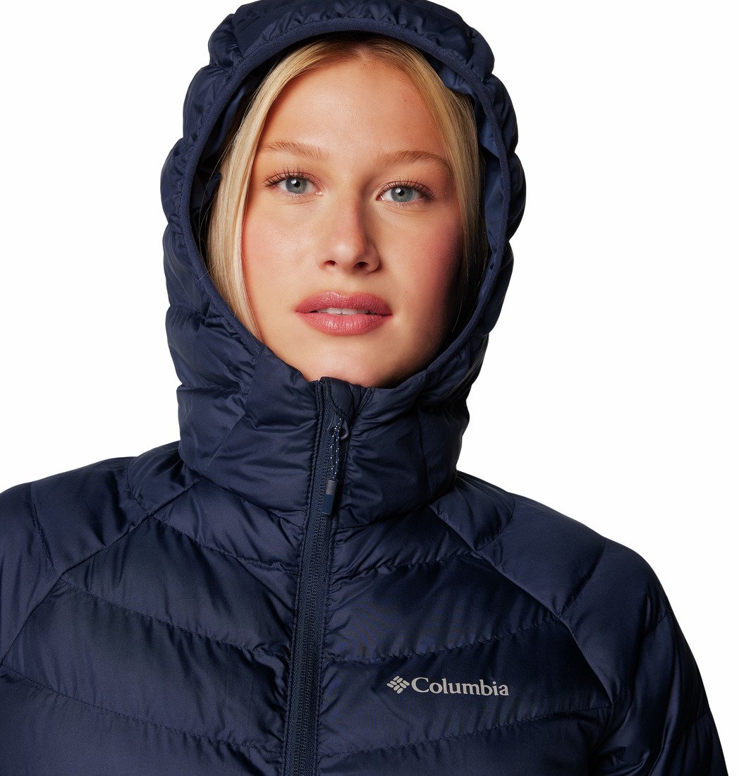 Bunda Columbia Powder Lite™ II Hooded Jacket W - tmavě modrá