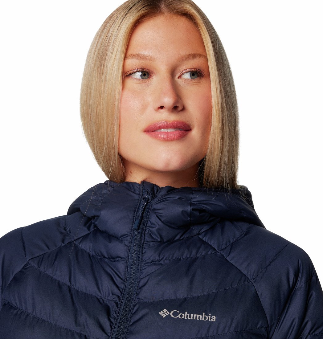 Bunda Columbia Powder Lite™ II Hooded Jacket W - tmavě modrá