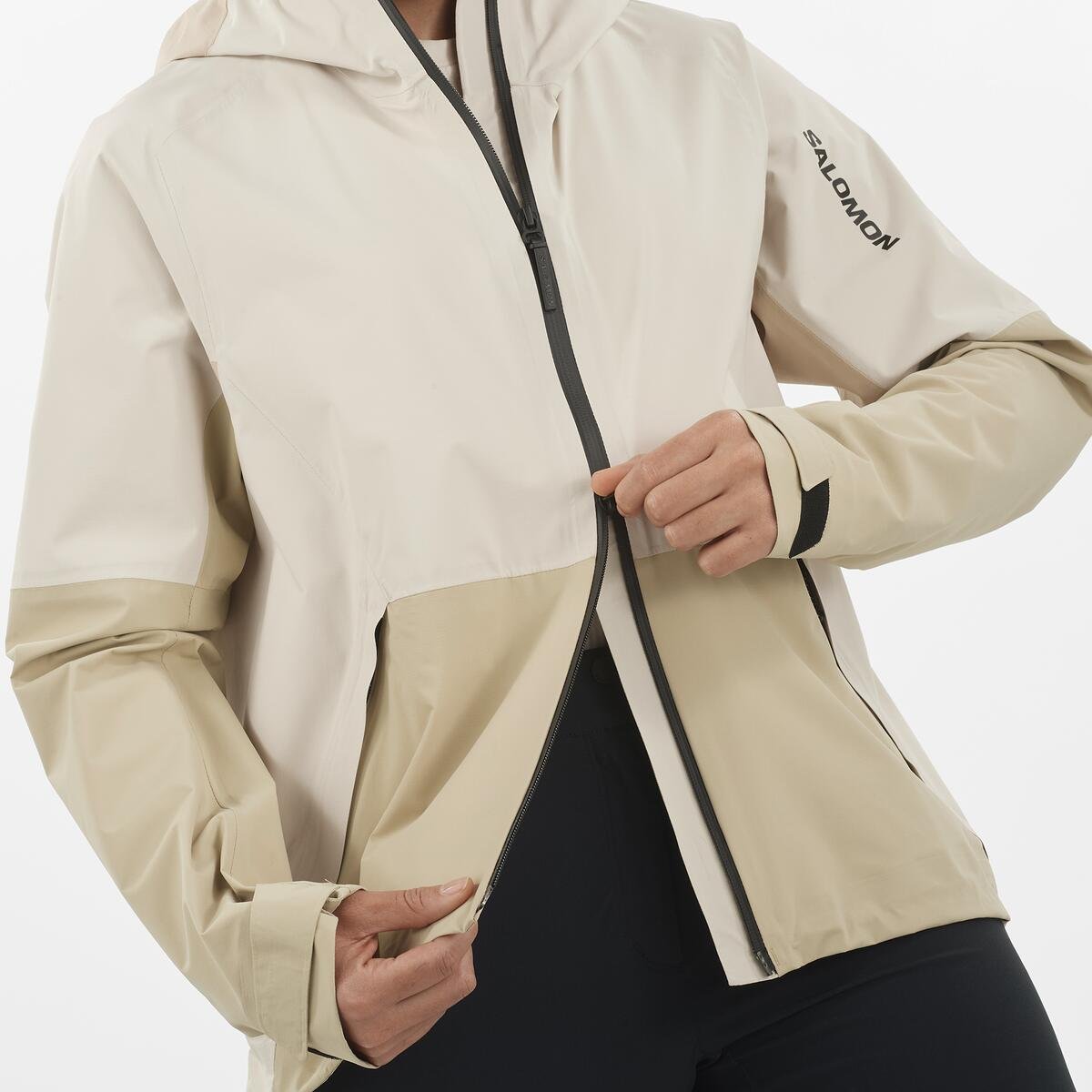 Bunda Salomon Outerpath 2.5L Jkt W - béžová