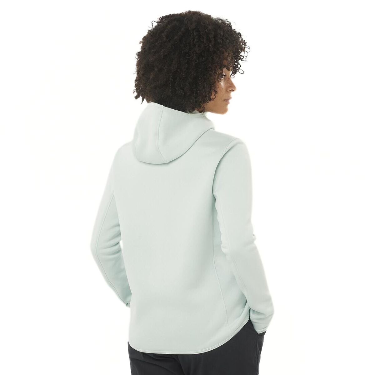 Mikina Salomon Essential Midfleece FZ HD W - modrá