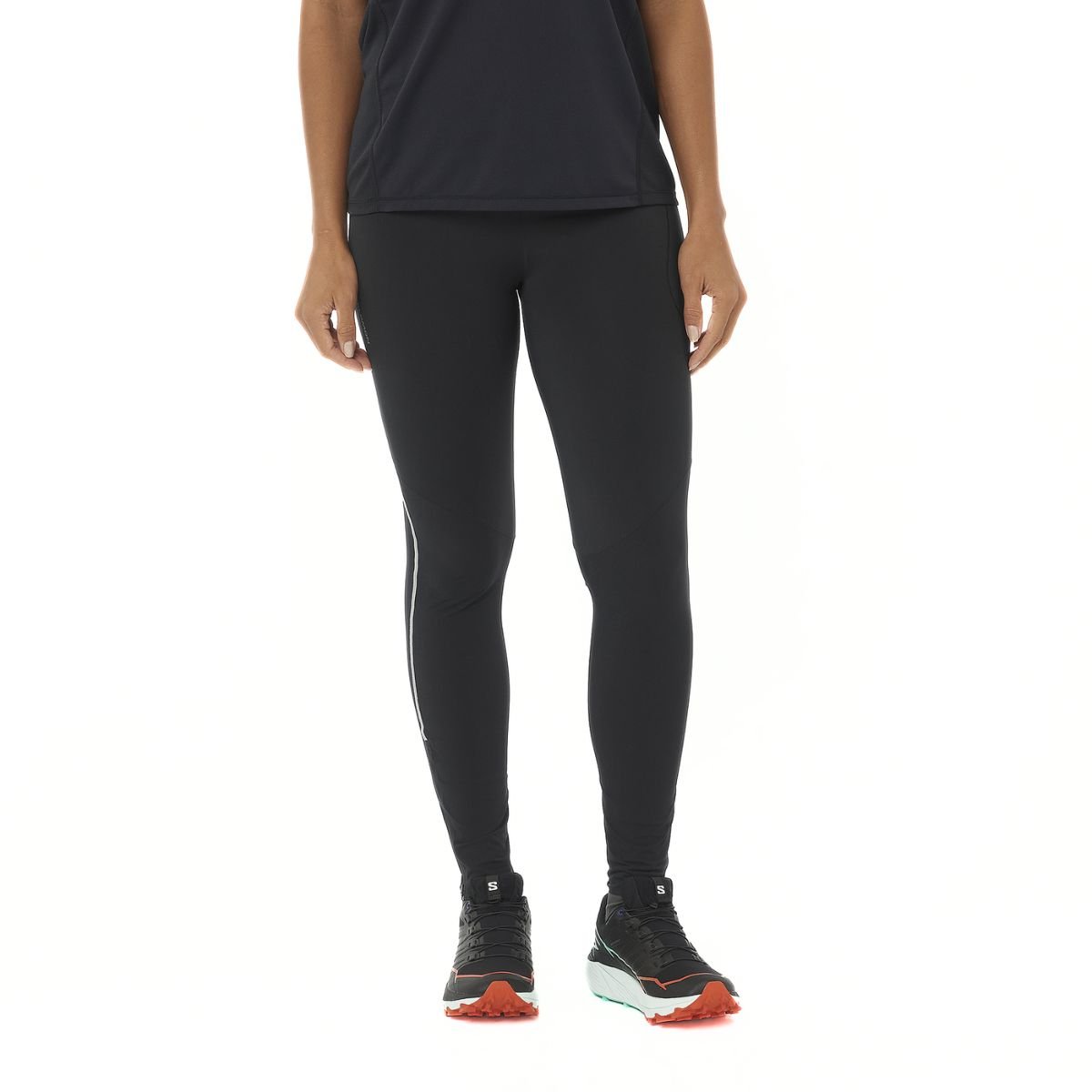 Legíny Salomon Sense Aero Stow Tights W - černá