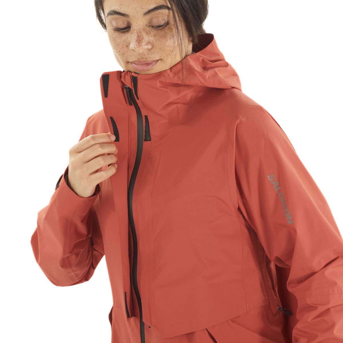 Bunda Salomon Outerpath 2.5L Pro Jkt W - červená