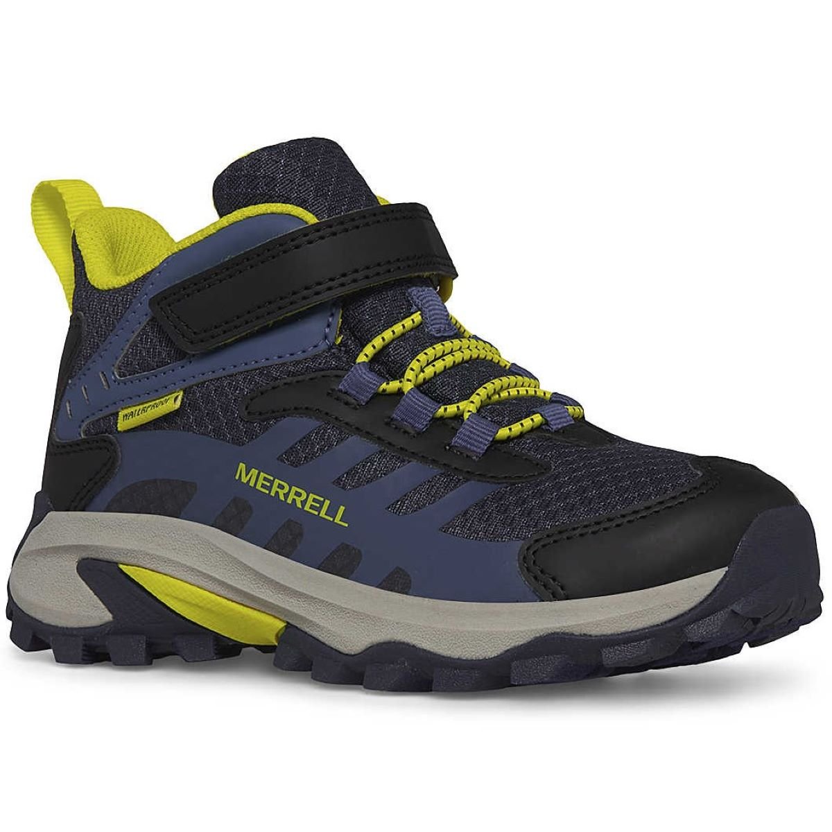 Obuv Merrell Moab Speed 2 Mid A/C WTRPF J - modrá/žlutá