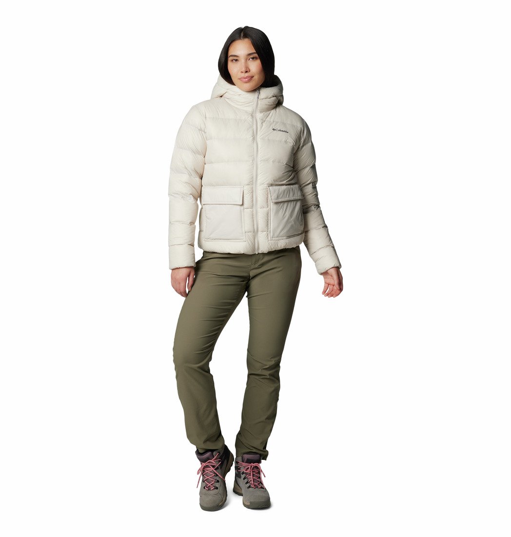 Bunda Columbia Harmony Falls™ Hooded Down Jacket W - bílá