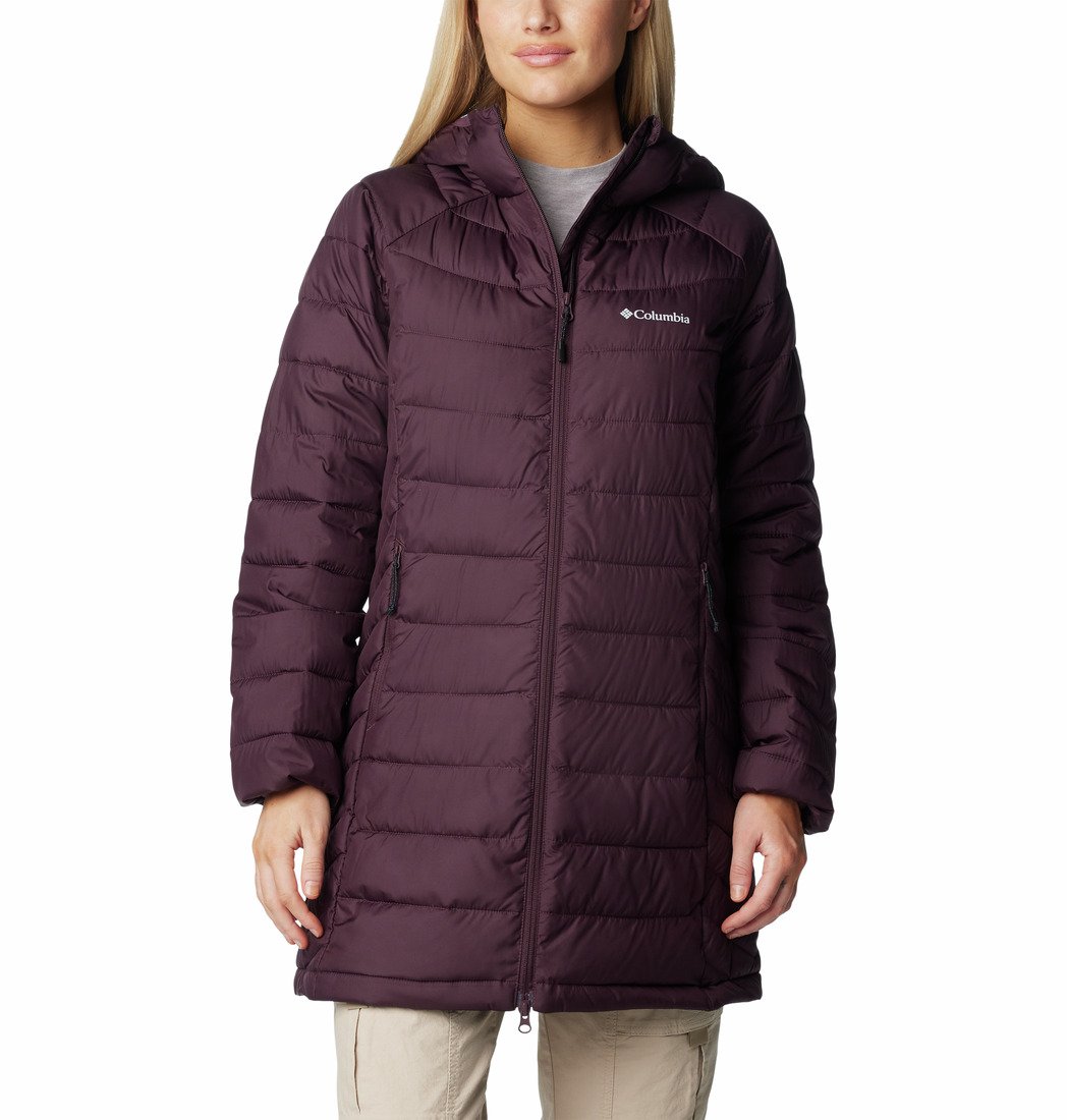 Bunda Columbia Powder Lite™ II Mid Jacket W - fialová