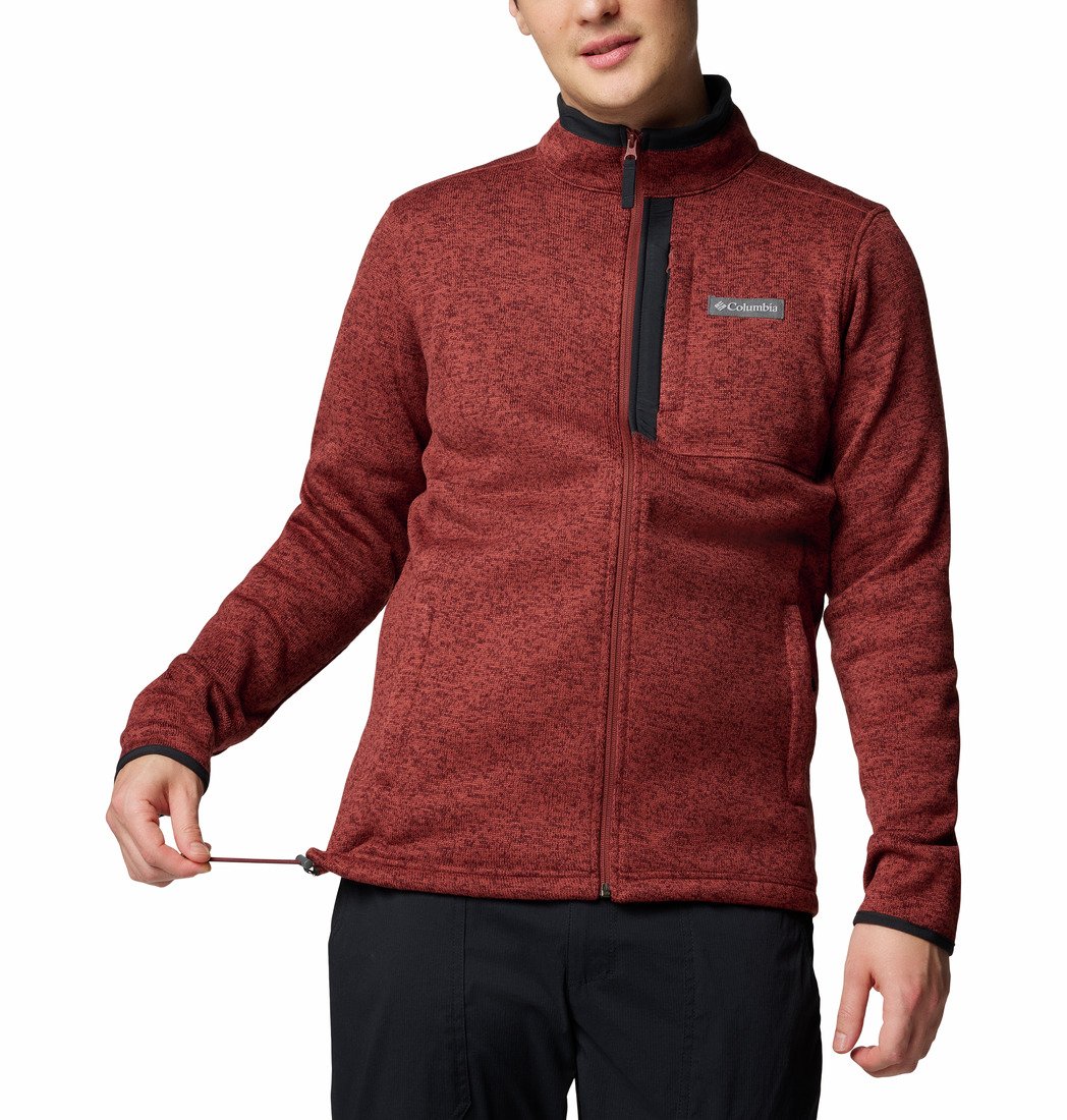 Mikina Columbia Sweater Weather™ Full Zip M - červená