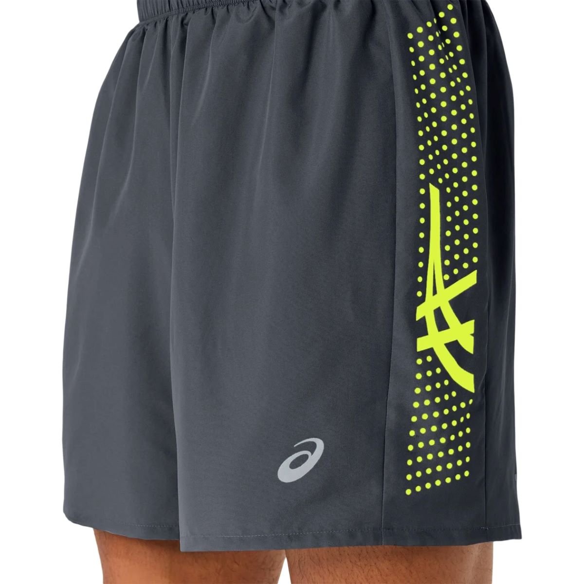 Kraťasy Asics Icon Short M - šedá/žlutá