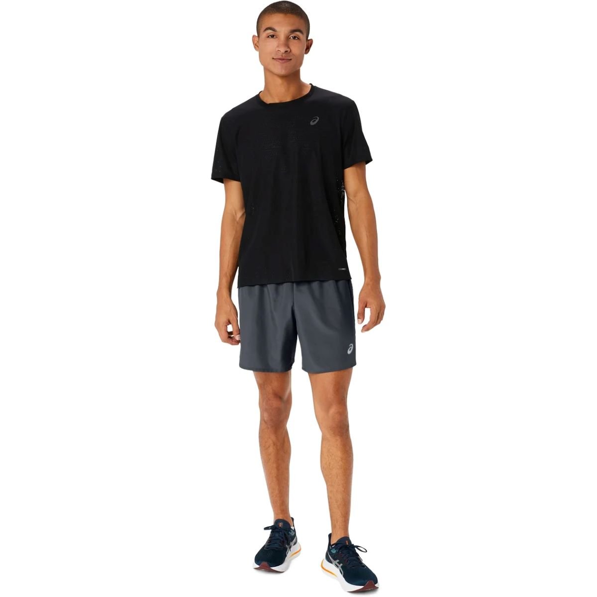 Šortky Asics Icon Short M - šedá/žltá