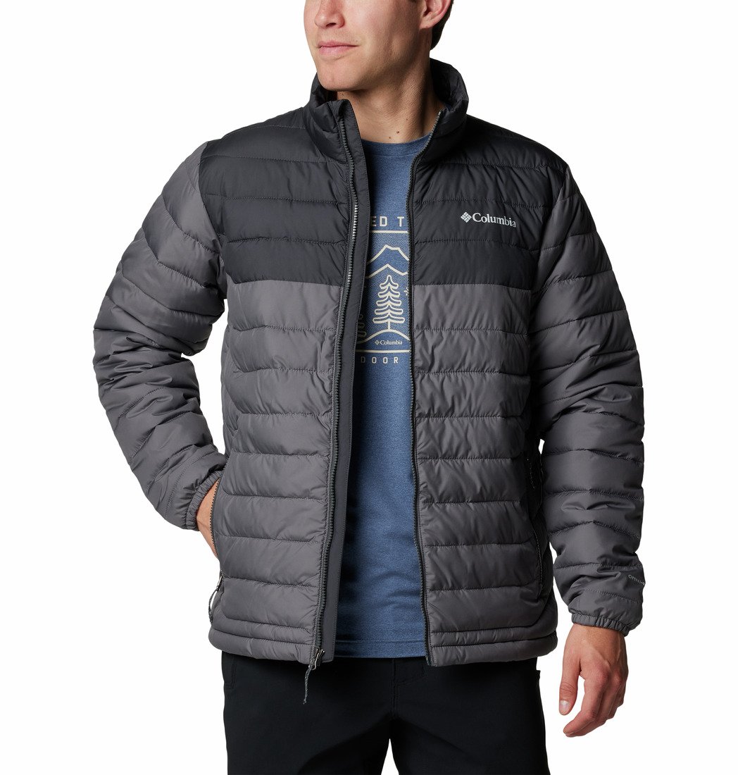 Bunda Columbia Powder Lite™ II Jacket M - šedá