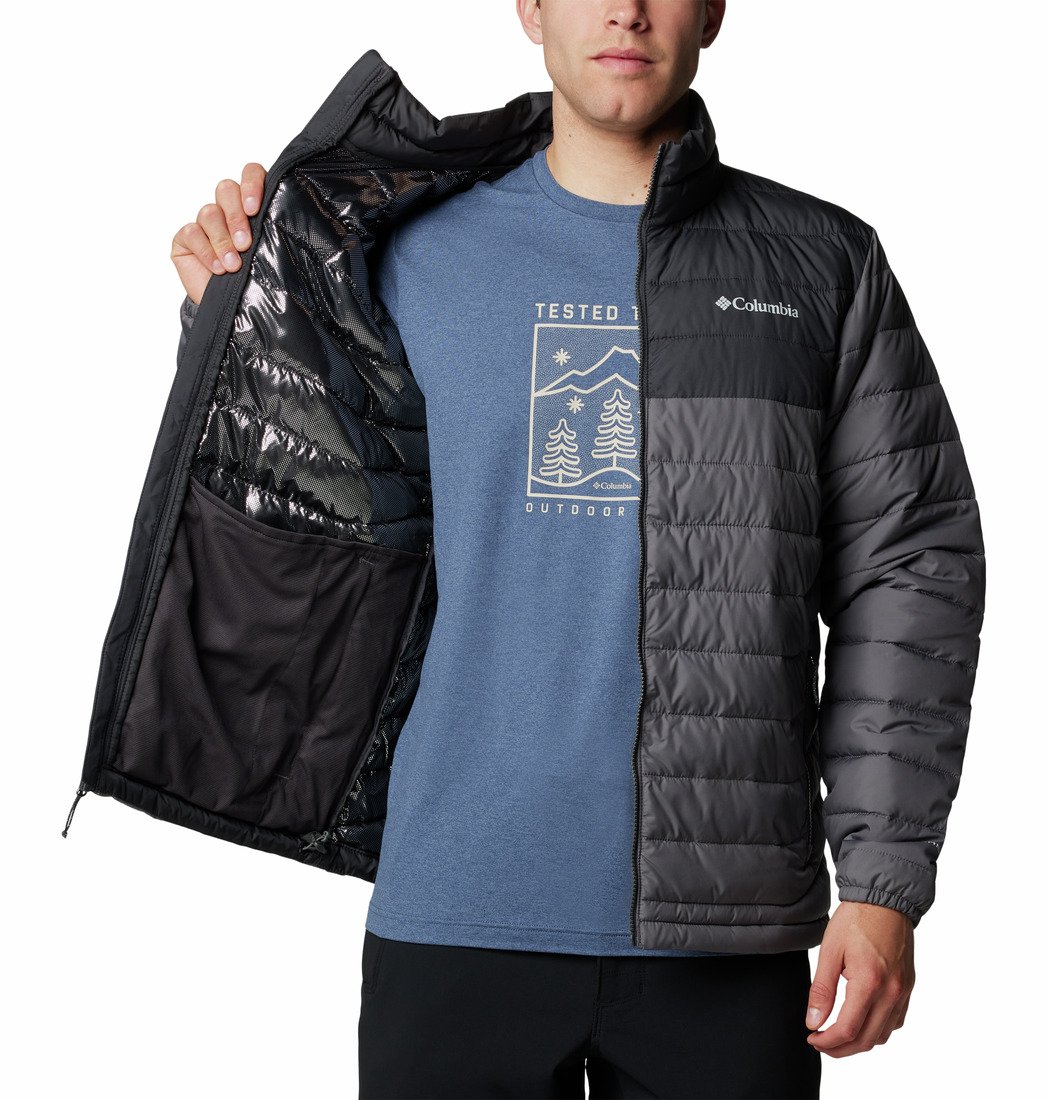 Bunda Columbia Powder Lite™ II Jacket M - šedá