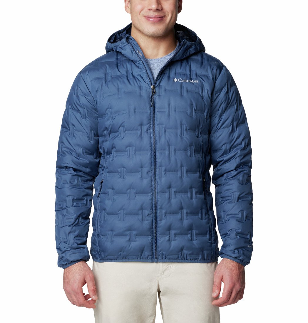 Bunda Columbia Delta Ridge™ II Down Hooded Jacket M - tmavě modrá