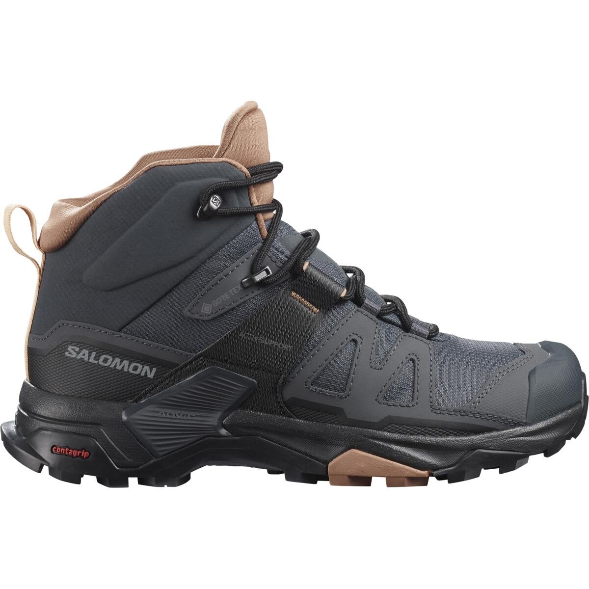 Obuv Salomon X Ultra 4 Mid GTX W L41295600 - černá/červená - testovací