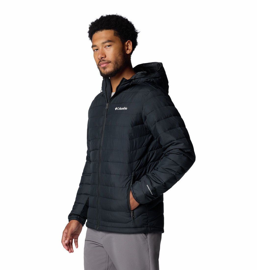 Bunda Columbia Powder Lite™ II Hooded Jacket M - černá