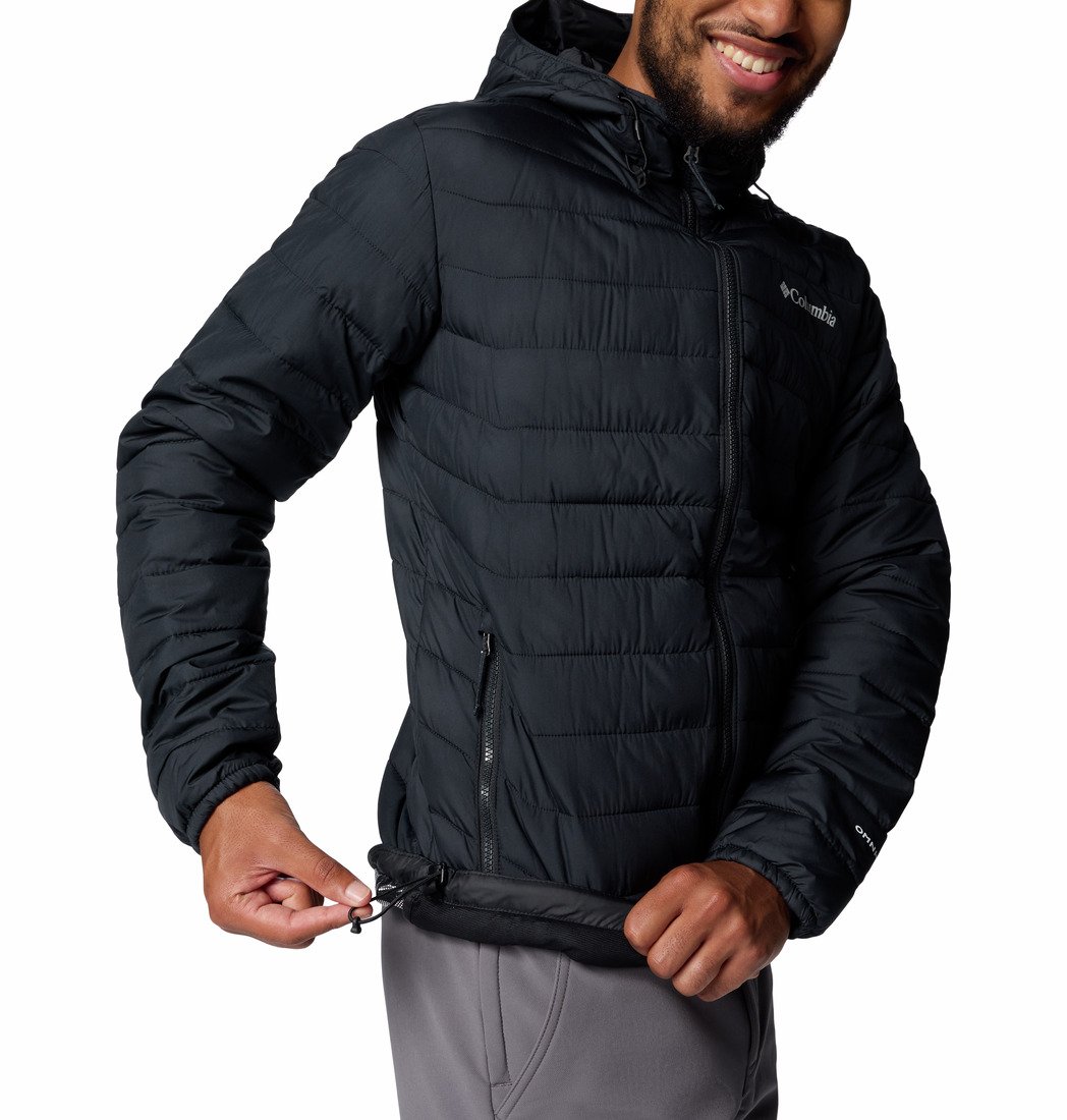 Bunda Columbia Powder Lite™ II Hooded Jacket M - černá