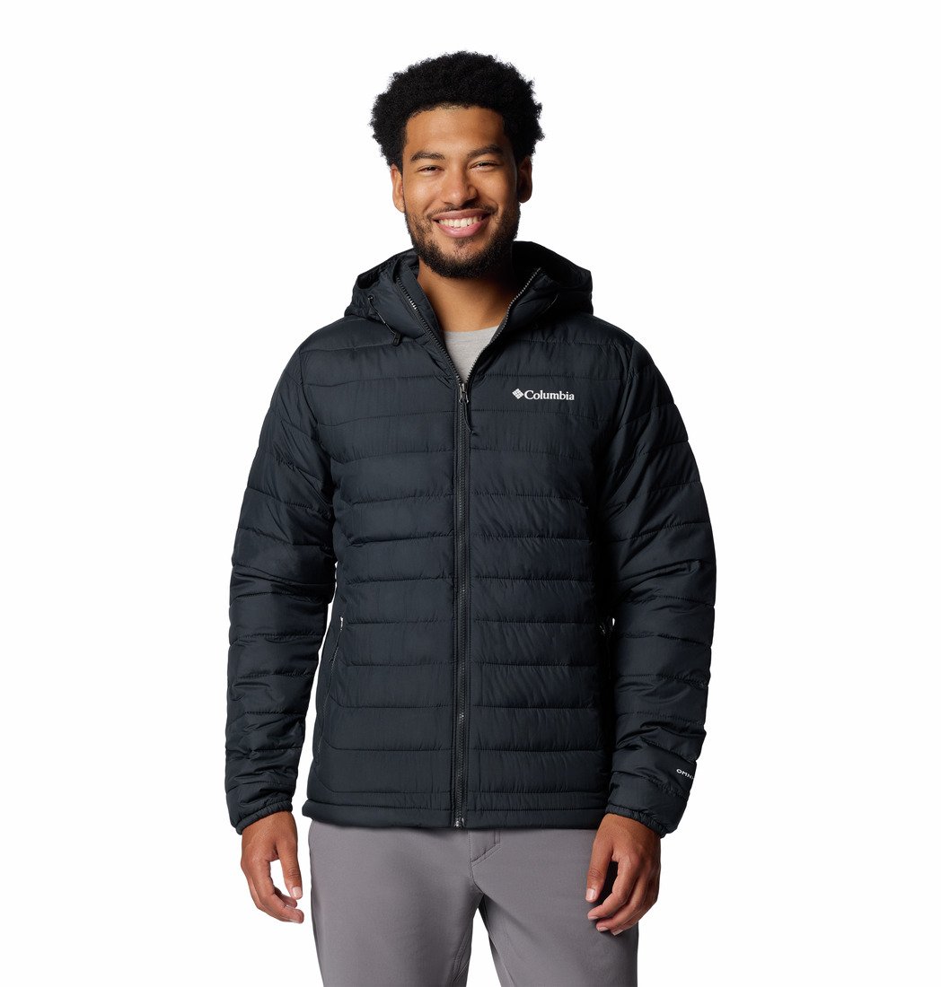 Bunda Columbia Powder Lite™ II Hooded Jacket M - černá