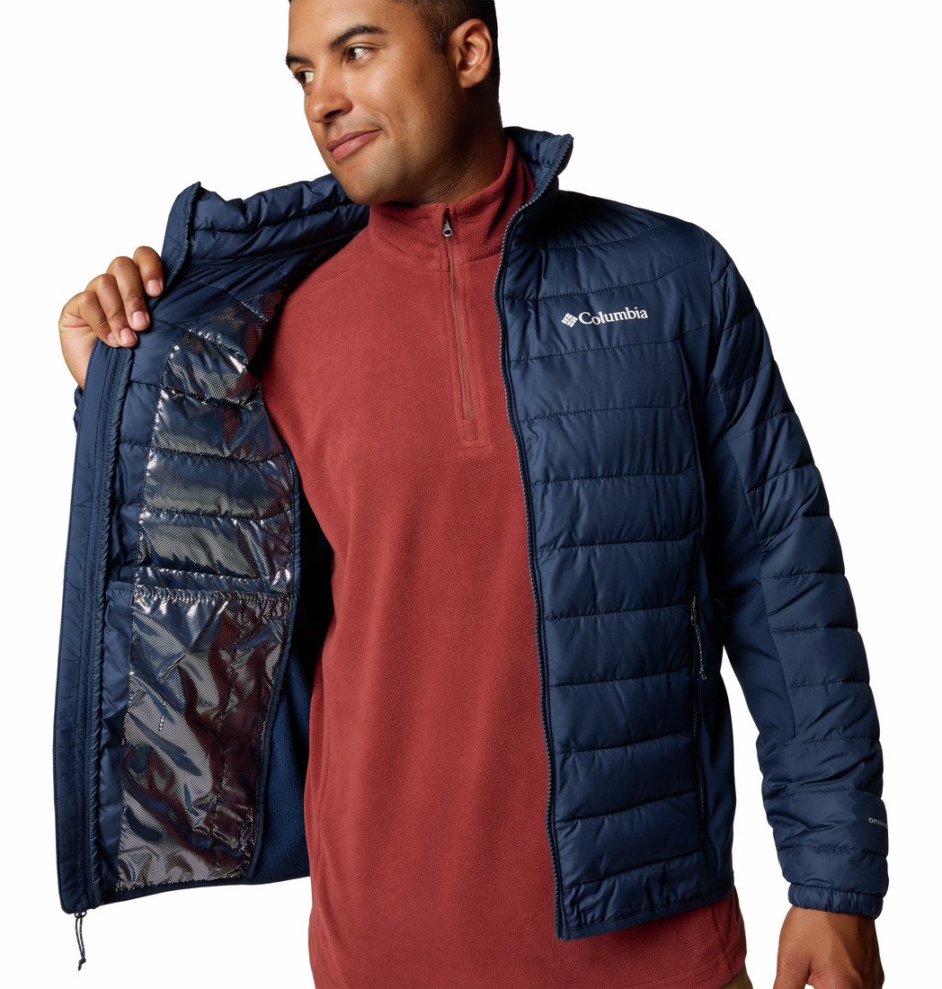 Columbia Powder Lite™ II Hybrid Jacket M - modrá