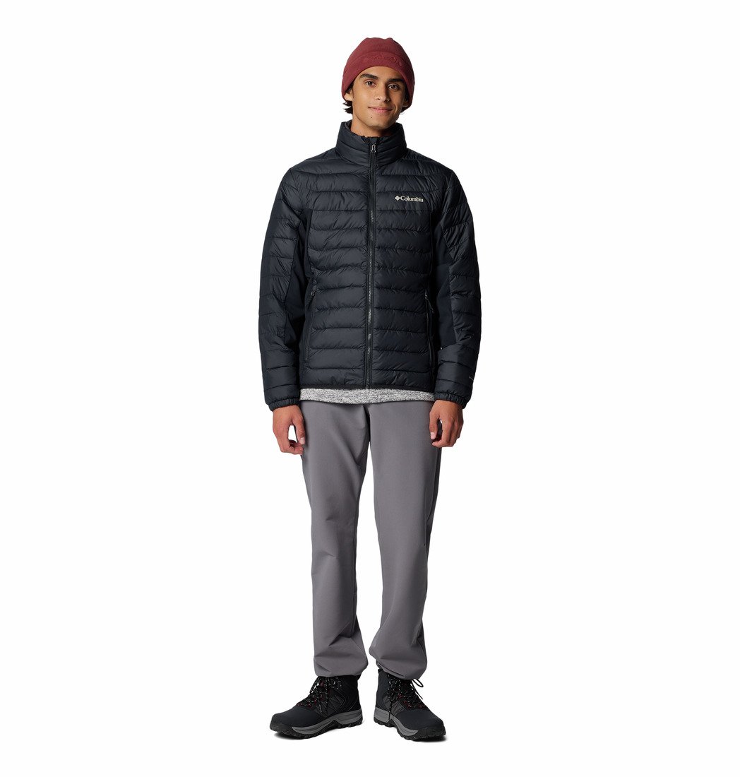 Bunda Columbia Powder Lite™ II Hybrid Jacket M - čierna