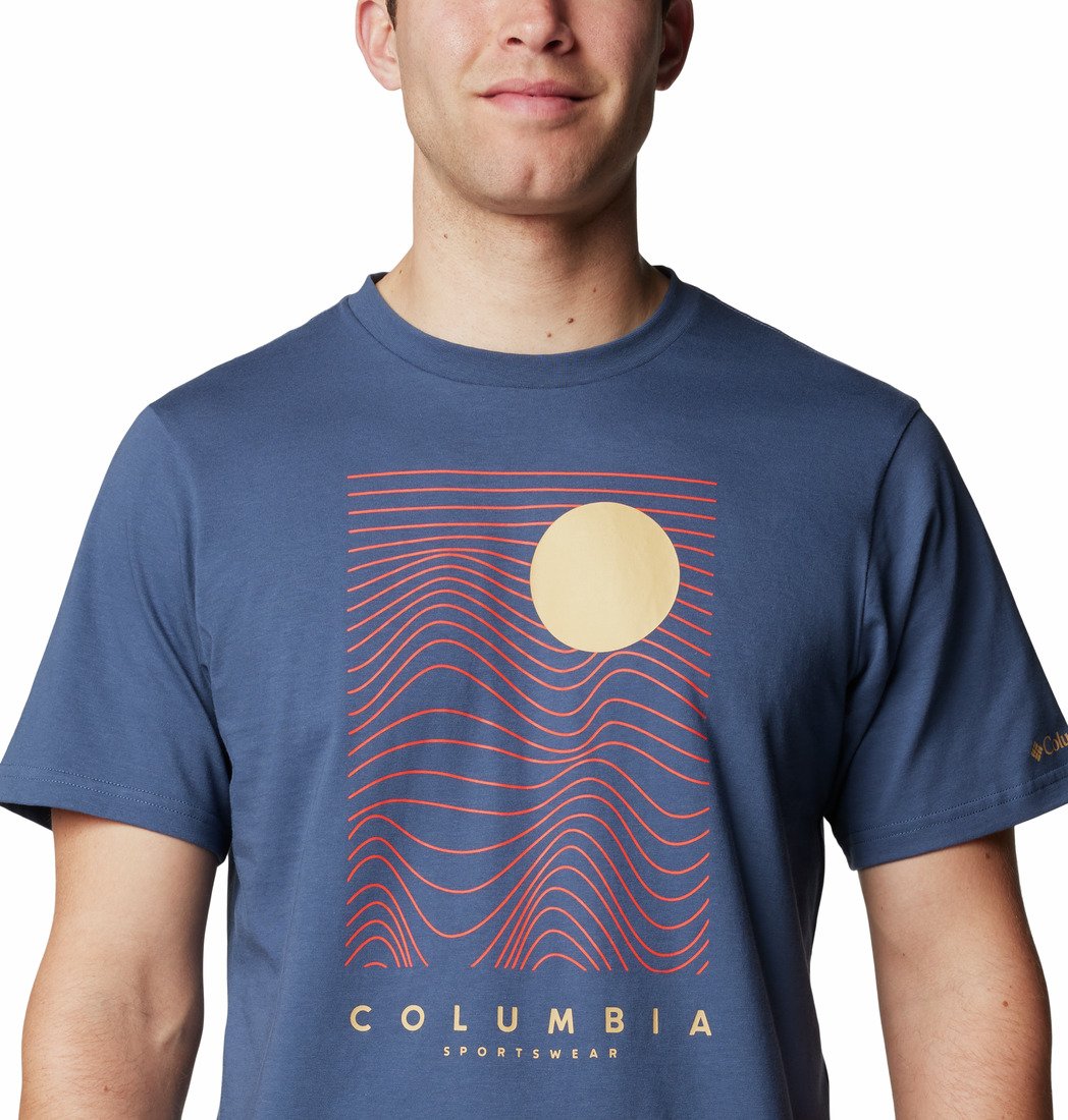 Tričko Columbia CSC™ Seasonal Logo Tee M - modrá