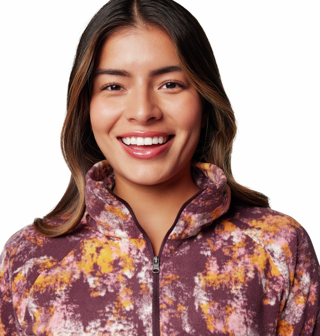 Mikina Columbia Glacial™ IV Print 1/2 Zip W - fialová