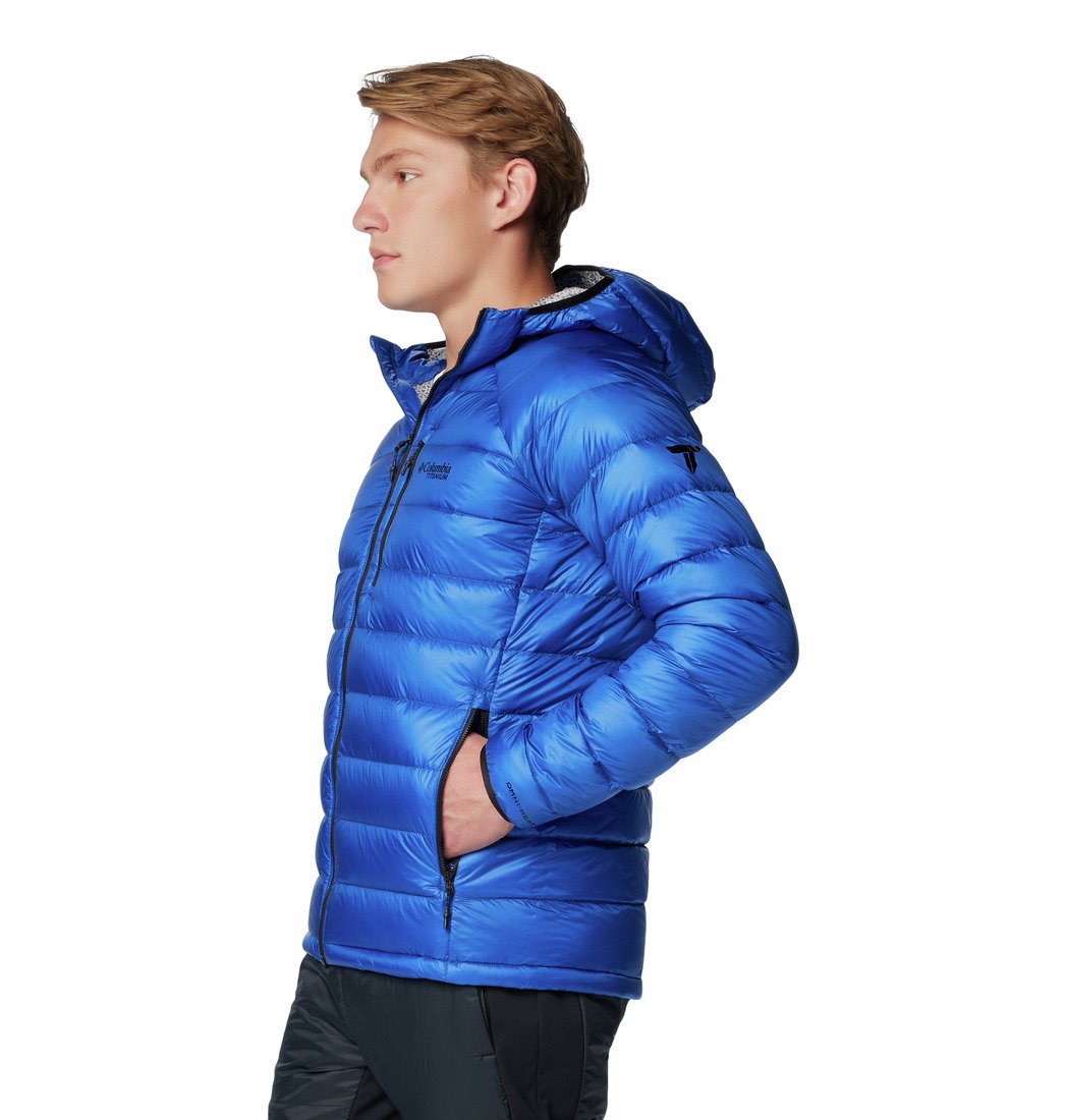 Columbia Arctic Crest™ Bunda s kapucňou M - modrá