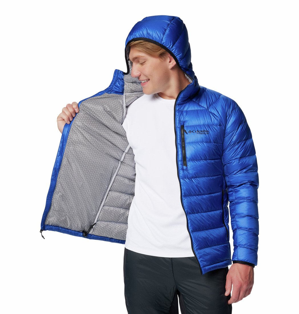 Columbia Arctic Crest™ Bunda s kapucňou M - modrá