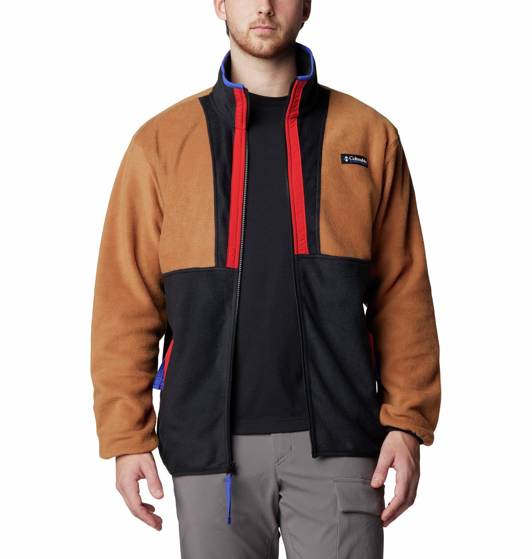 Columbia Backbowl™ II Full Zip Fleece M - hnedá/čierna