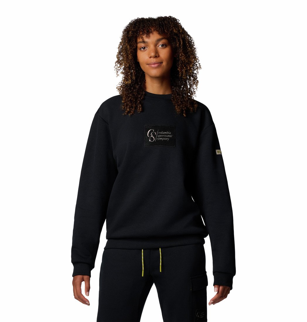 Mikina Columbia Wallowa™ Fleece Crewneck Sweatshirt M - černá