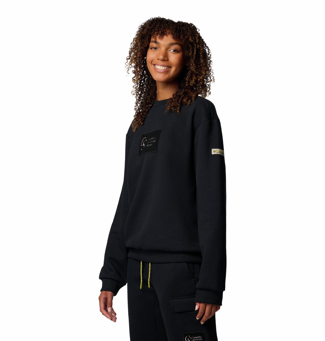 Mikina Columbia Wallowa™ Fleece Crewneck Sweatshirt M - černá