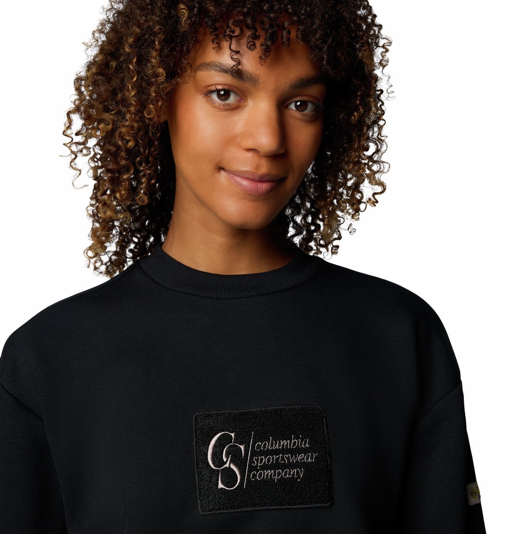 Mikina Columbia Wallowa™ Fleece Crewneck Sweatshirt M - černá