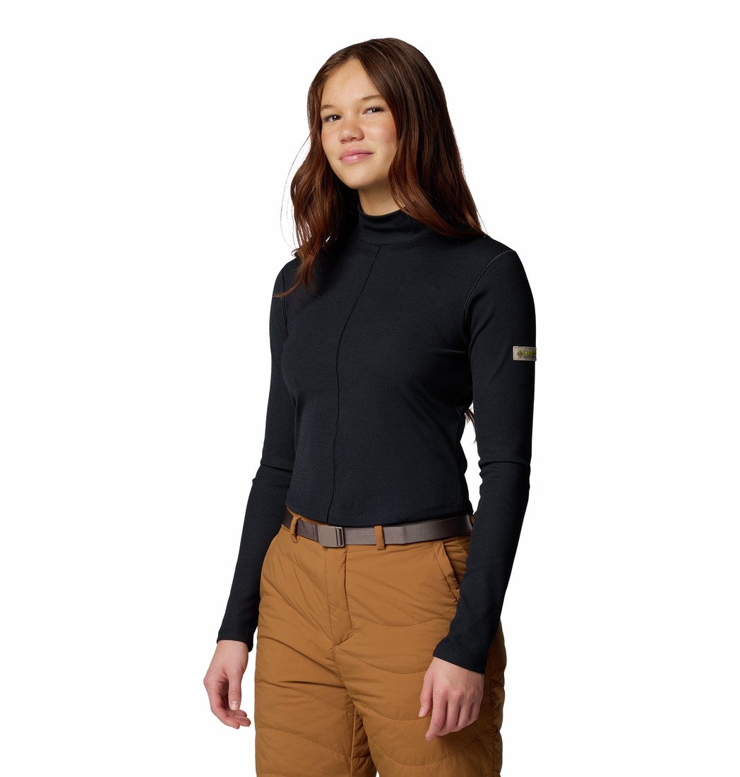 Tričko Columbia Wallowa™ Cropped LS Top W - černá