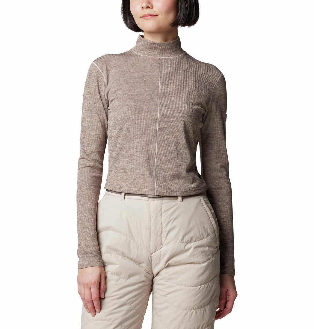 Tričko Columbia Wallowa™ Cropped LS Top W - béžová