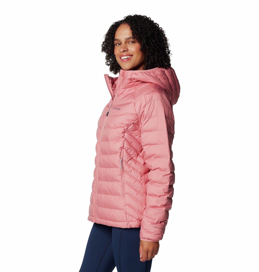 Bunda Columbia Powder Lite™ II Hooded Jacket W - růžová