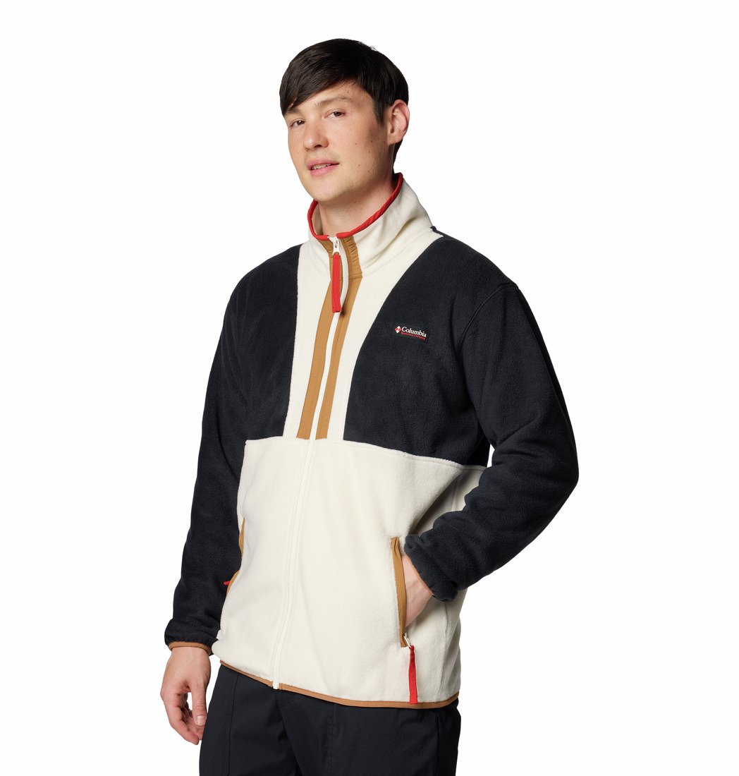 Mikina Columbia Backbowl™ II Full Zip Fleece M - čierna/béžová