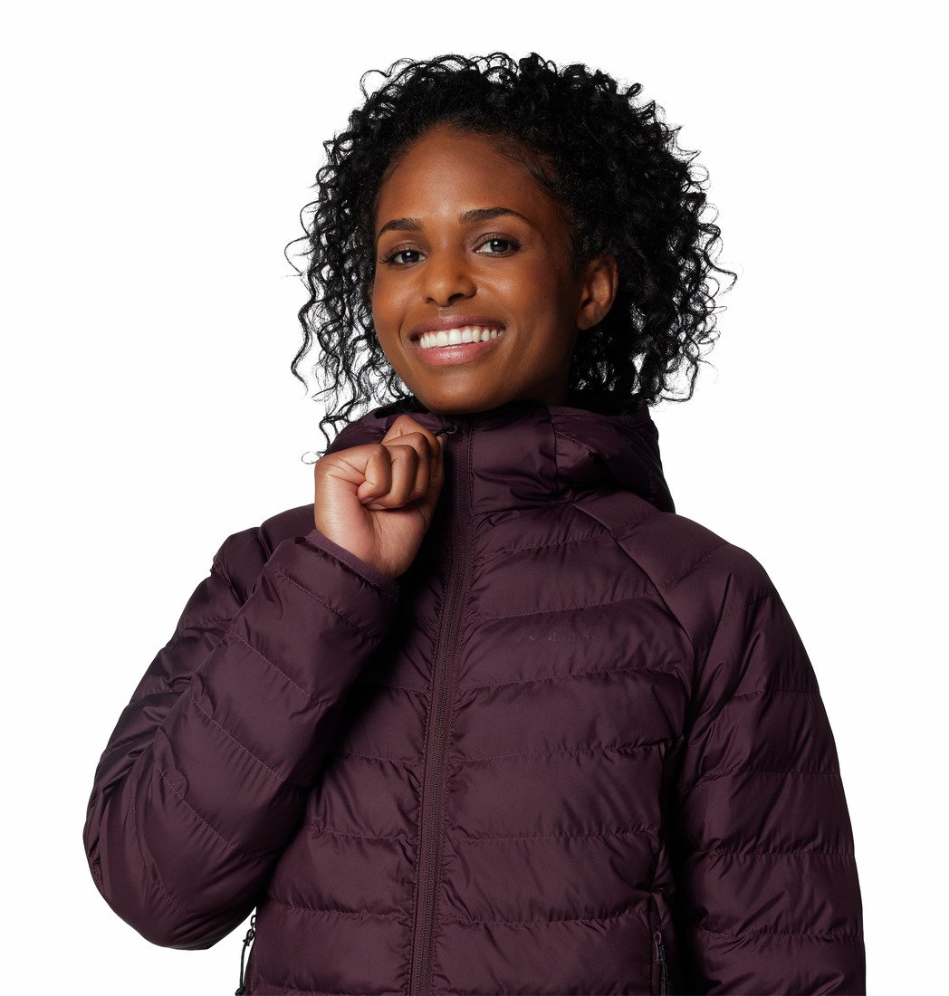 Bunda Columbia Powder Lite™ II Hooded Jacket W - fialová