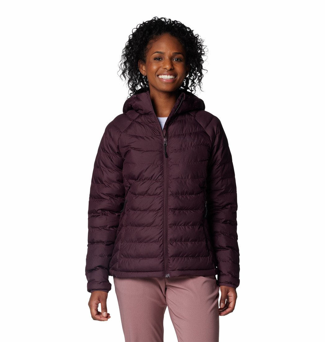 Bunda Columbia Powder Lite™ II Hooded Jacket W - fialová