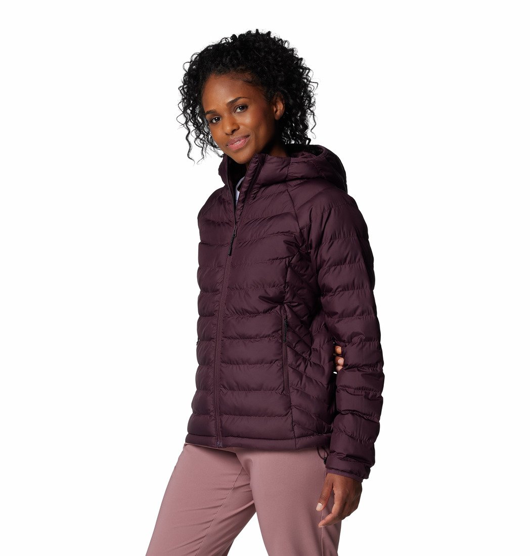 Bunda Columbia Powder Lite™ II Hooded Jacket W - fialová