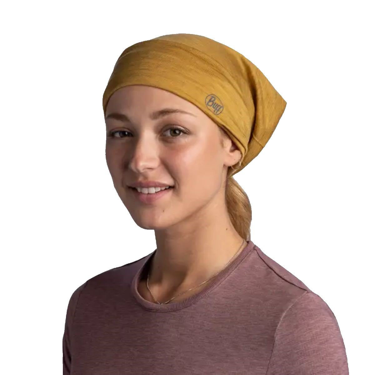 Nákrčník Buff Merino Lightweight - žlutá