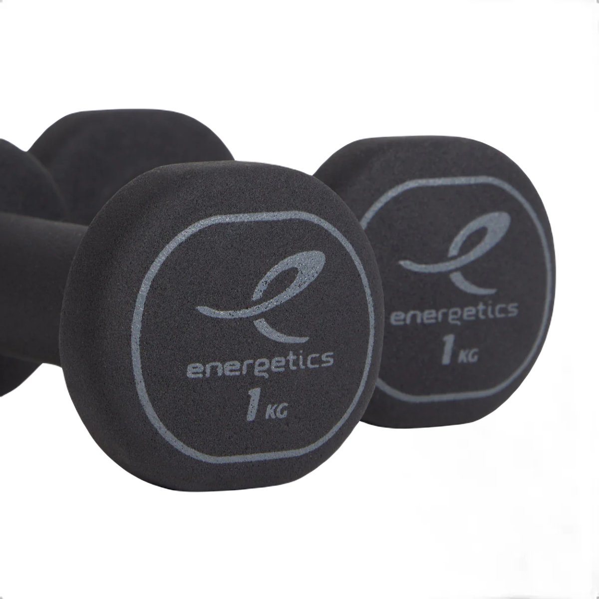 Činky Energetics neoprene 2x1 kg - černá