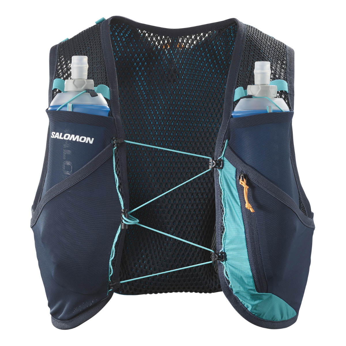 Batoh Salomon Active Skin 4 with flasks - modrá/šedá