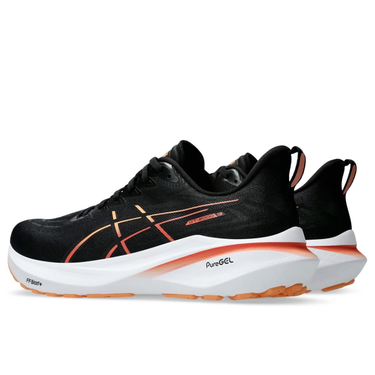 Topánky Asics GT-2000 13 M - black/orange