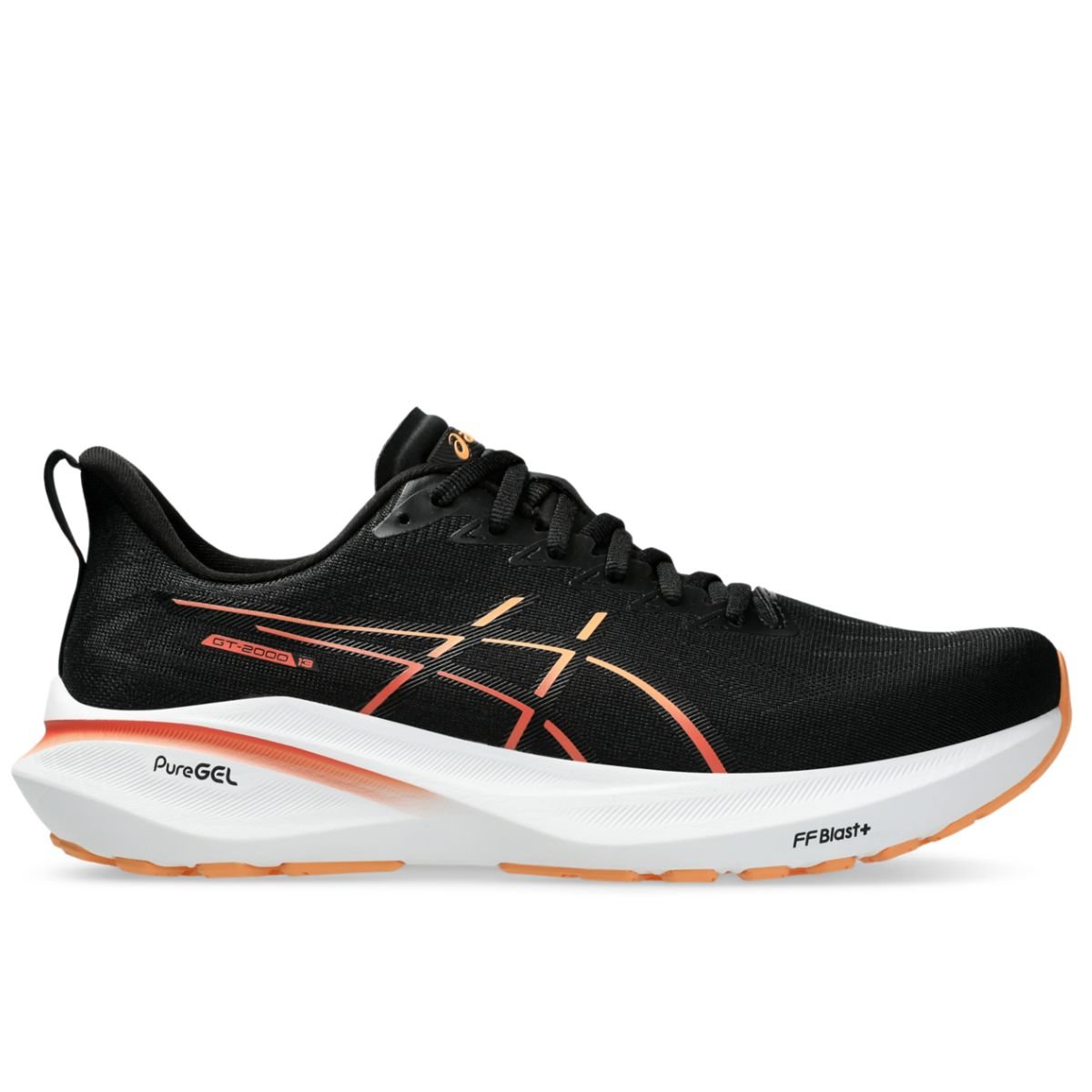 Topánky Asics GT-2000 13 M - black/orange