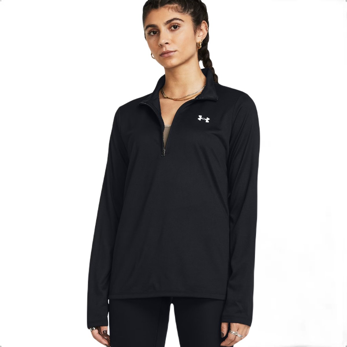 Mikina Under Armour Tech 1/2 Zip Solid W - čierna