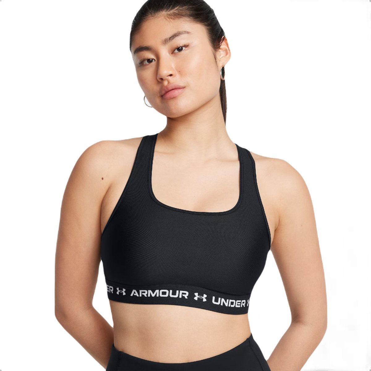 Podprsenka Under Armour Crossback Mid Bra W - černá