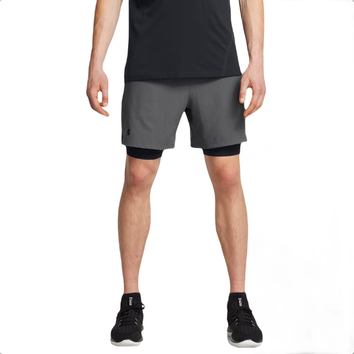 Šortky Under Armour UA Vanish Woven 2v1 Sts M - šedé